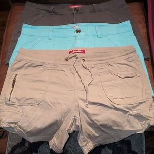 3 shorts